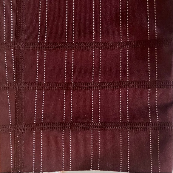 MPG REVITALIZE CUT—TO-LENGTH LEGGINGS IN MAHOGANY STRIPE XL - Picture 5 of 9